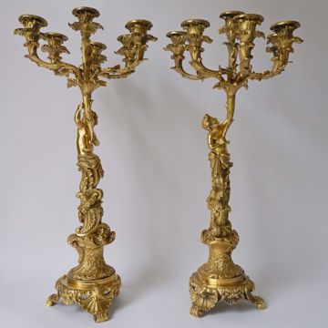 Image de PAIRE DE CANDELABRES