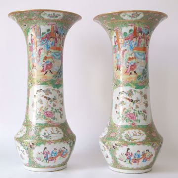 Image de PAIRE DE VASES BICONIQUES