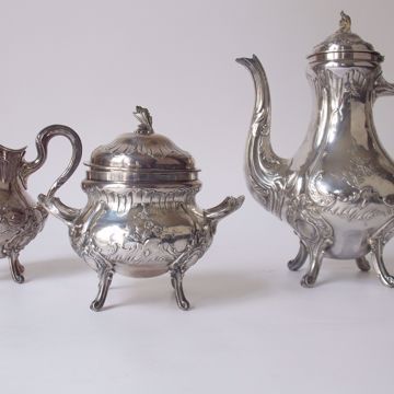 Picture of TEA, MILK AND SUGAR BOWL