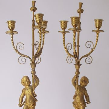 Image de PAIRE DE CANDELABRES