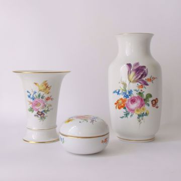 Picture of TWO VASES AND A BONBON BOX
