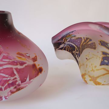 Picture of BULBOUS AND FLATTENED VASE