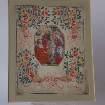 Picture of HOLY CARD WITH ADORATION OF THE MAGI