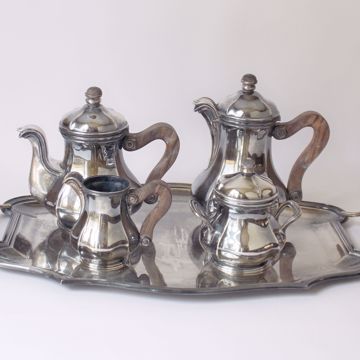 Picture of COFFEE AND TEA SERVICE ON A TRAY