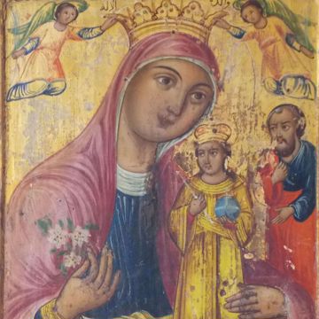 Picture of MOTHER GOD WITH CHILD AND SAINT JOZEF