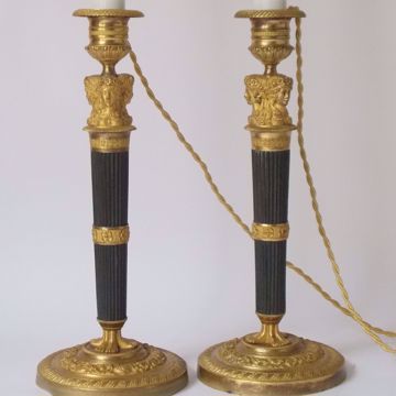 Picture of PAIR OF CANDLE HOLDERS