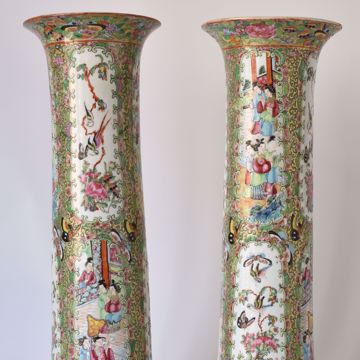 Image de PAIRE DE VASES CILINDRIQUES