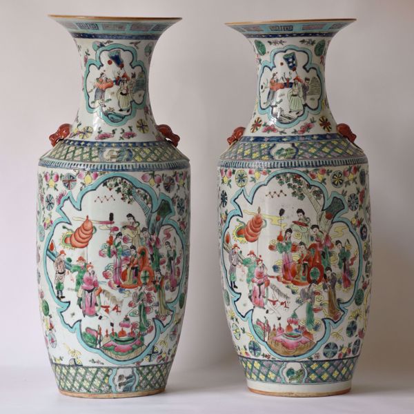 Image sur PAIRE DE VASES