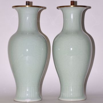 Image de PAIRE DE VASES OVOÏDES