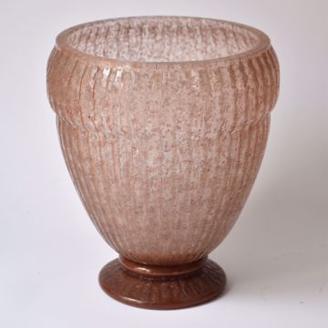 Picture of URN-SHAPED RIBBED VASE