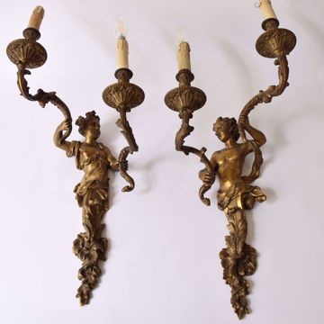 Picture of PAIR OF WALL LAMPS