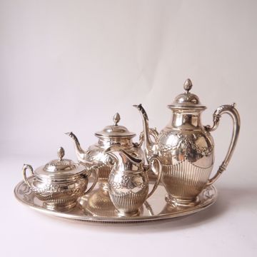 Picture of COFFEE AND TEA SERVICE ON TRAY