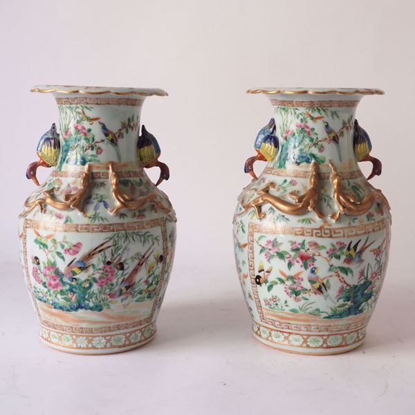 Image sur PAIRE DE PETITS VASES