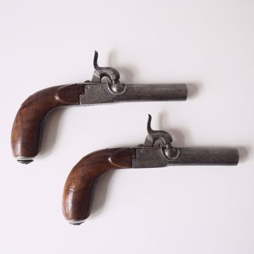 Picture of PAIR OF PERCUSSION POCKET PISTOLS