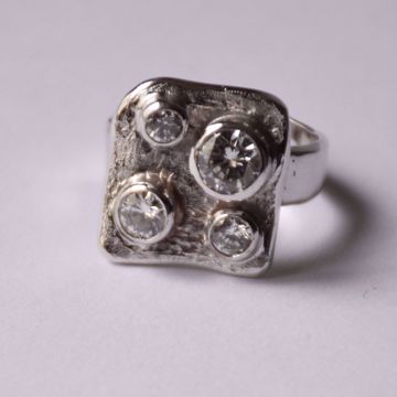 Afbeeldingen van WITGOUDEN RING