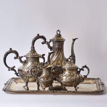 Picture of COFFEE AND TEA SERVICE ON TRAY