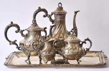 Picture of COFFEE AND TEA SERVICE ON TRAY