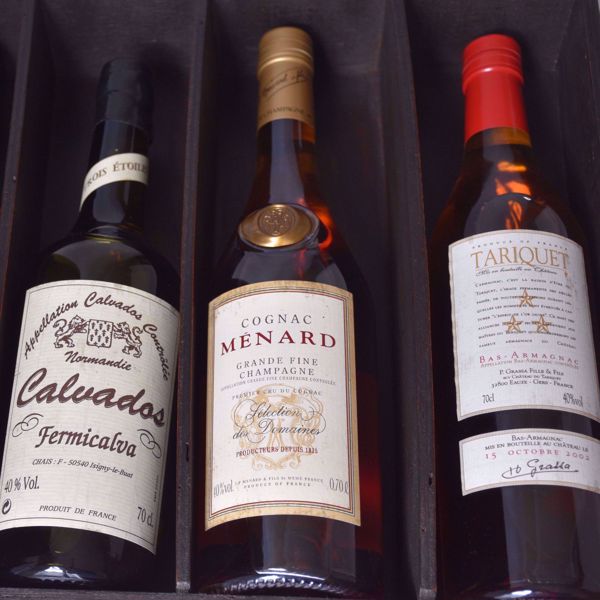 Picture of 1 BOTTLE OF COGNAC MENARD AND THREE OTHERS