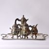 Picture of COFFEE AND TEA SET ON RECTANGULAR TRAY