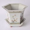 Image sur POT DE FLEURS HEXAGONAL SUR SOUS-POT