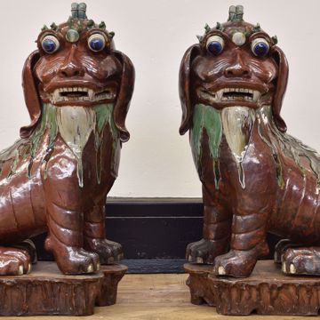 Image de PAIRE DE CHIENS DE FO