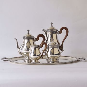 Picture of COFFEE AND TEA SET ON SERVING TRAY