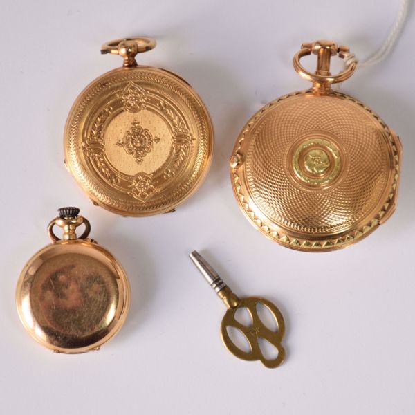Afbeelding van DRIE GOUDEN ZAKUURWERKJES