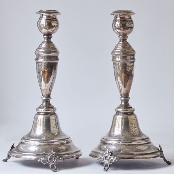 Image sur PAIRE DE CHANDELIERS