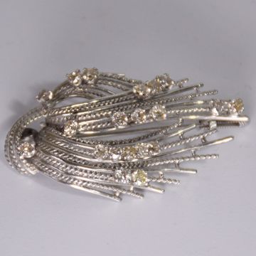 Image de BROCHE EN OR BLANC