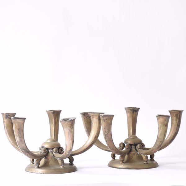 Image sur PAIRE DE CANDÉLABRES