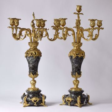 Afbeeldingen van PAAR KANDELABERS