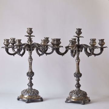 Image de PAIRE DE CANDÉLABRES