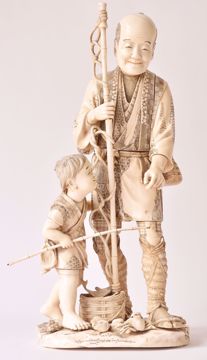 Image de ÉCOLE JAPONAISE VERS 1900: OKIMONO