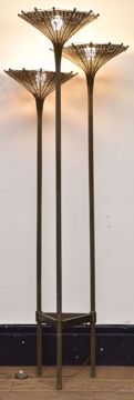 Image de LAMPE PAPYRUS SUR PIED EN CUIVRE 
