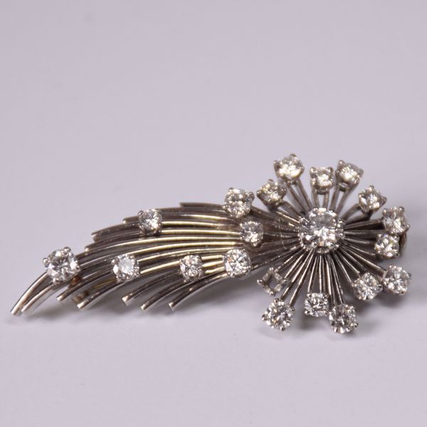 Image sur BROCHE EN PLATINE EN FORME D’ÉTOILE