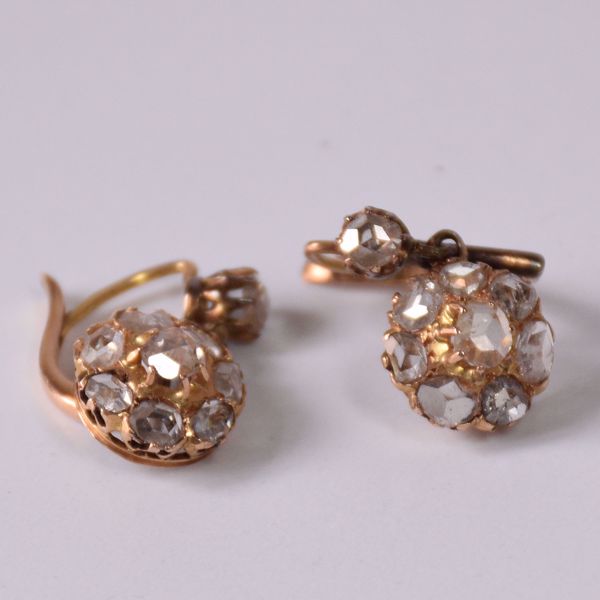 Image sur DEUX BOUCLES D'OREILLES EN OR