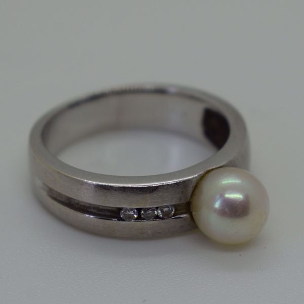 Afbeelding van WITGOUDEN RING